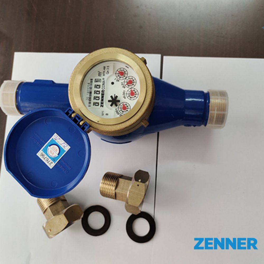 Đồng hồ nước Zenner DN20 8 Đồng hồ nước Zenner DN20
