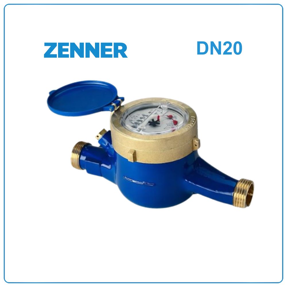 Đồng hồ nước Zenner DN20 6 Đồng hồ nước Zenner DN20