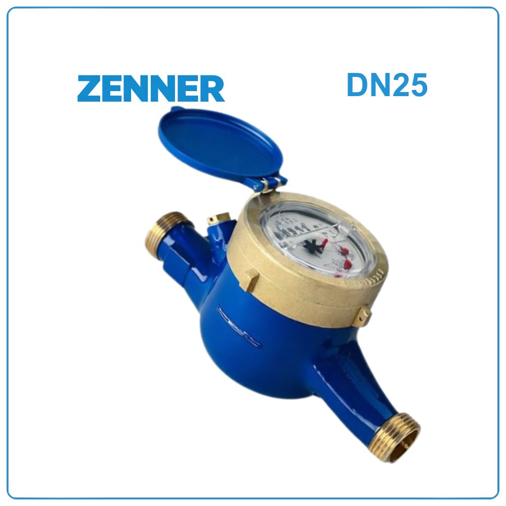 Đồng hồ nước Zenner DN25 6 Đồng hồ nước Zenner DN25