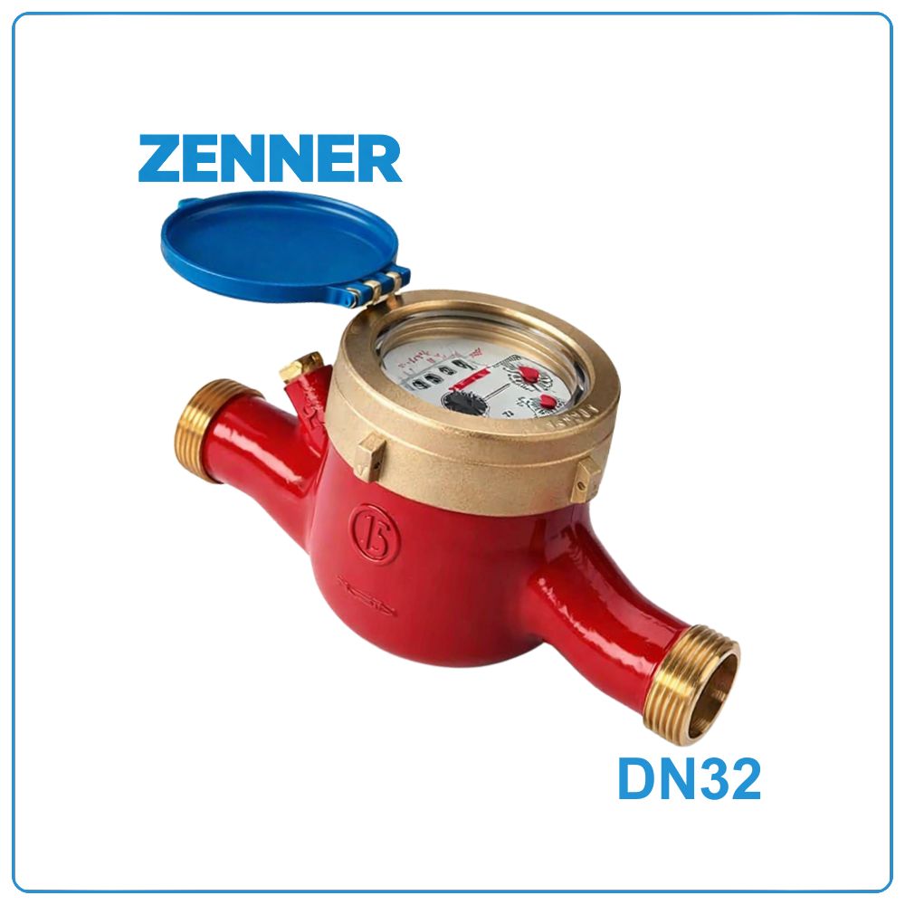 Đồng hồ nước nóng Zenner DN32 2 Đồng hồ nước nóng Zenner DN32