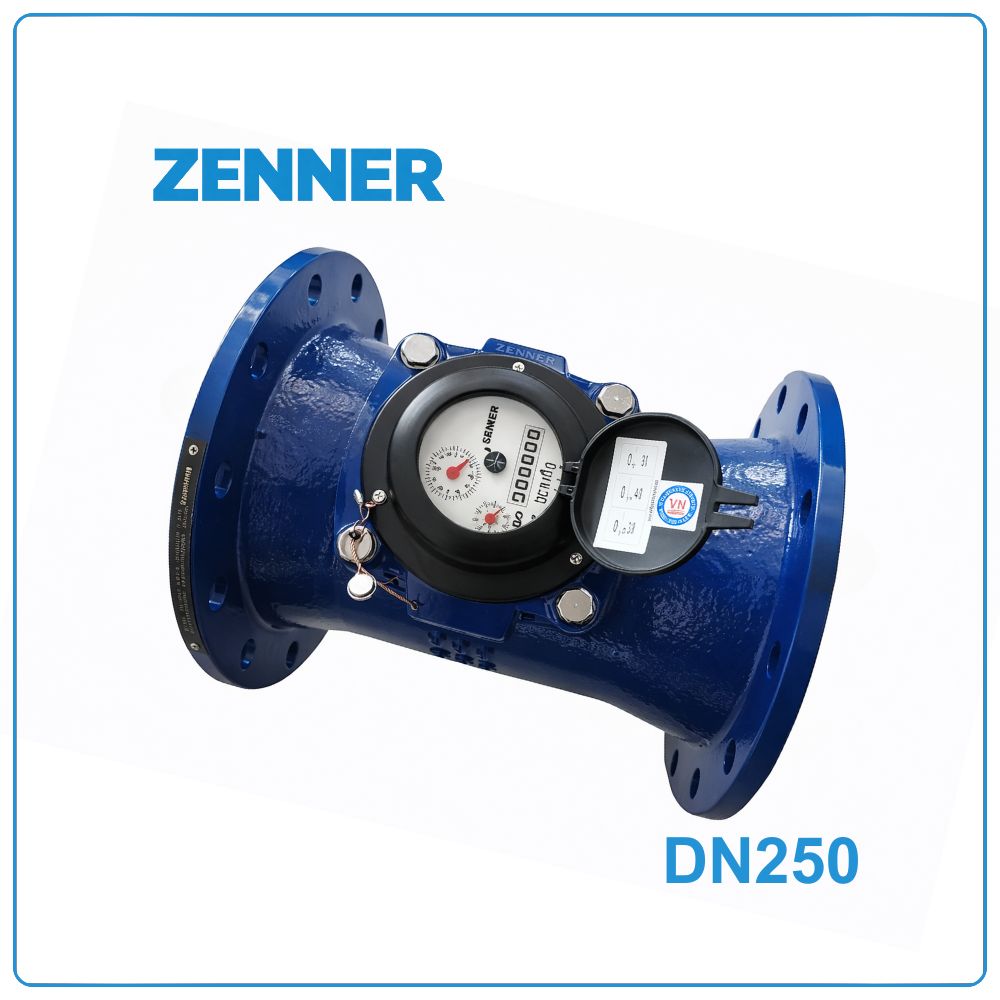 Đồng hồ nước thải Zenner DN250 6 Đồng hồ nước thải Zenner DN250