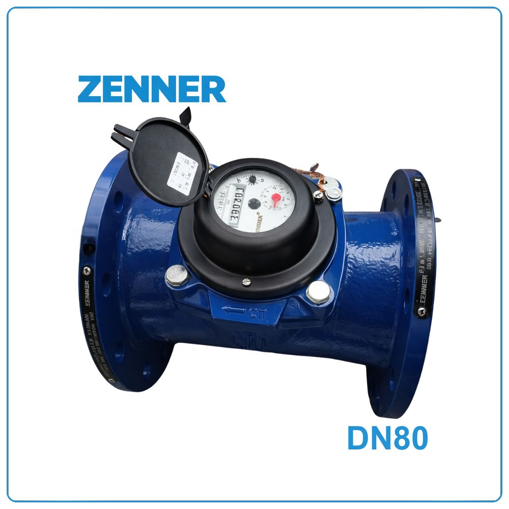 Đồng hồ nước thải Zenner DN80 6 Đồng hồ nước thải Zenner DN80